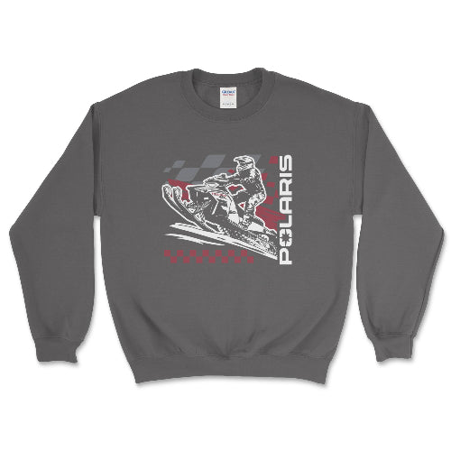 Polaris Snowmobile Adventure Sweatshirt - Goats Trail Off - Road Apparel Company