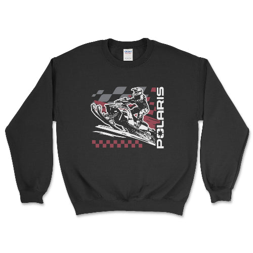 Polaris Snowmobile Adventure Sweatshirt - Goats Trail Off - Road Apparel Company