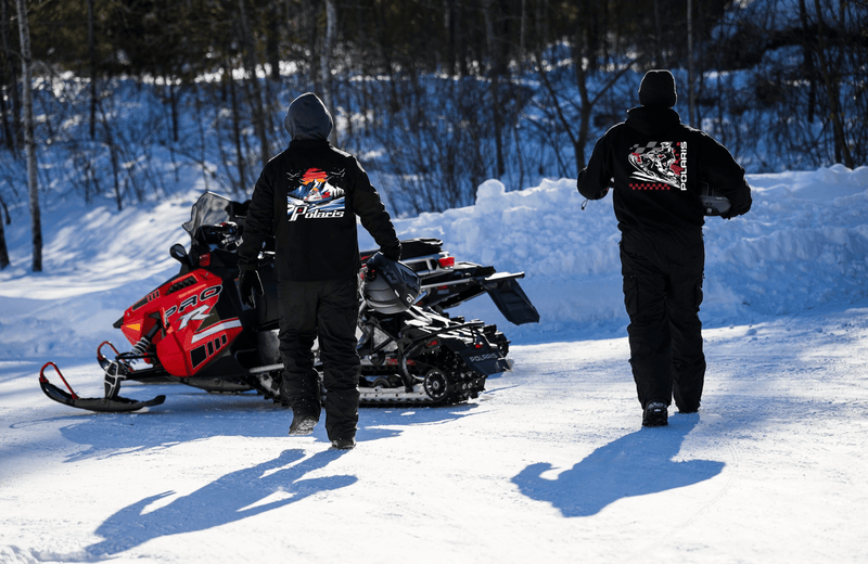 Polaris Snowmobile Gear Zip - Up Hoodie - Goats Trail