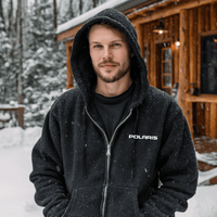 Polaris Snowmobile Gear Zip - Up Hoodie - Goats Trail