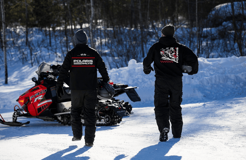 Polaris Snowmobile Gear Zip - Up Hoodie - Goats Trail