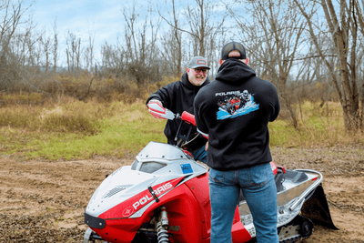 Polaris Snowmobile Hoodie - Goats Trail Off - Road Apparel Company