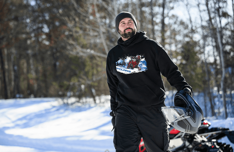 Polaris Snowmobile Hoodie - Goats Trail