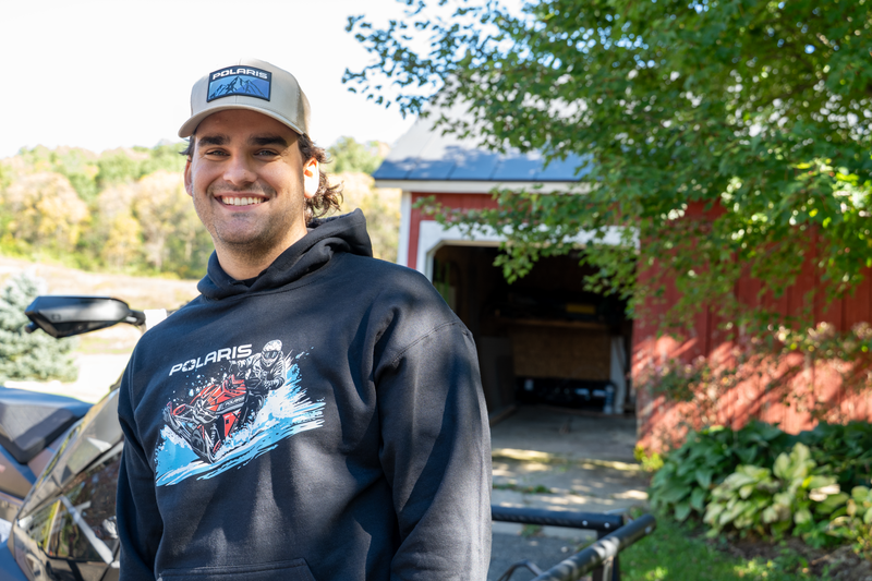 Polaris Snowmobile Hoodie | Top Quality Sled Apparel - Goats Trail
