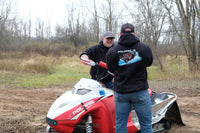 Polaris Snowmobile Zip - Up Hoodie - Sled Life - Goats Trail