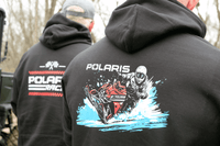 Polaris Snowmobile Zip - Up Hoodie - Sled Life - Goats Trail