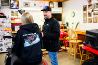 Polaris Snowmobile Zip - Up Hoodie - Sled Life - Goats Trail