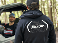 Polaris SXS Off Road-RZR Black Zip-Up Hoodie - Goats Trail
