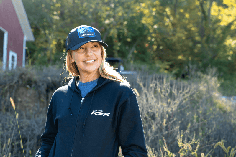 Polaris SXS Off Road-RZR Black Zip-Up Hoodie - Goats Trail