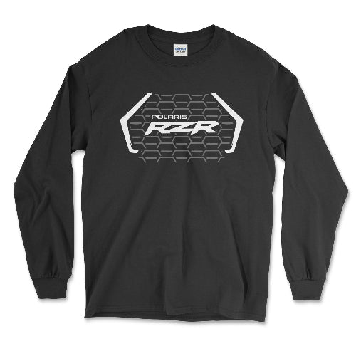 Polaris SXS - RZR Black Longsleeve Tee - Goats Trail