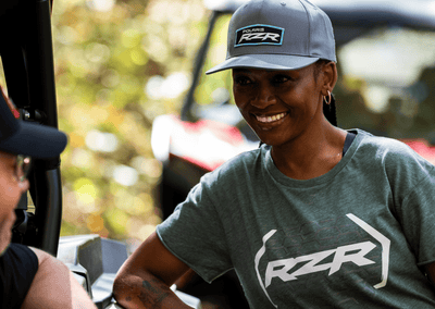 Polaris SXS - RZR Women's Crop Top - Goats Trail Off - Road Apparel Company