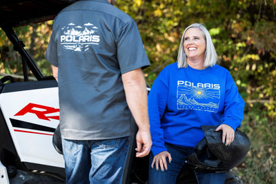 Polaris Think Outside Crewneck Sweatshirt - Goats Trail Off - Road Apparel Company