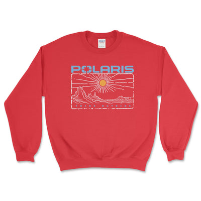 Polaris Think Outside Crewneck Sweatshirt - Goats Trail Off - Road Apparel Company