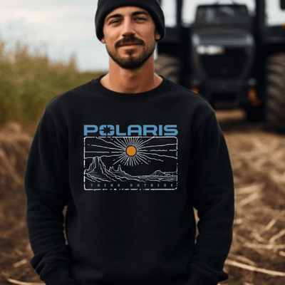 Polaris Think Outside Long Sleeve Tee Shirt - Goats Trail Off - Road Apparel Company