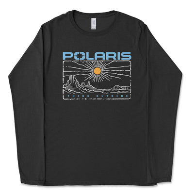 Polaris Think Outside Long Sleeve Tee Shirt - Goats Trail Off - Road Apparel Company