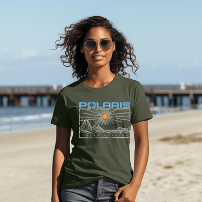 Polaris Think Outside Tee Shirt - Goats Trail Off - Road Apparel Company