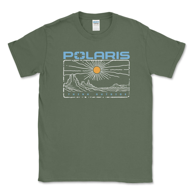 Polaris Think Outside Tee Shirt for Every Adventure Lover - Goats Trail