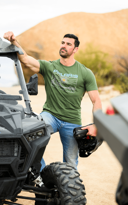 Polaris Think Outside Tee Shirt for Every Adventure Lover - Goats Trail