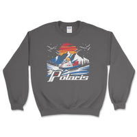 Polaris Vintage Snowmobile Crewneck Sweatshirt - Goats Trail