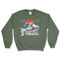 Polaris Vintage Snowmobile Crewneck Sweatshirt - Goats Trail