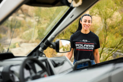 Polaris Women's Racing Flag Crop Top Crop Top