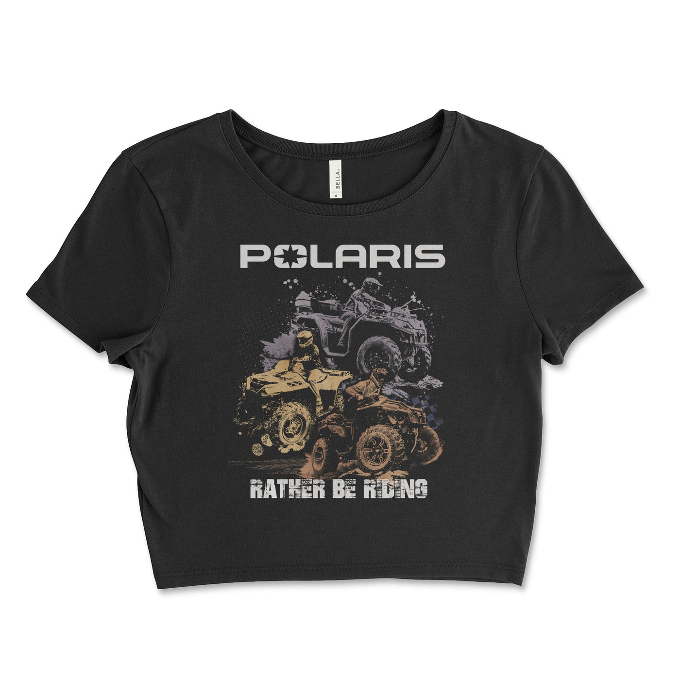 Polaris Women's ATV Crop Top - Goats Trail Off - Road Apparel Company