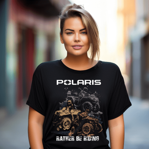 Polaris Women's ATV Crop Top - Goats Trail Off - Road Apparel Company