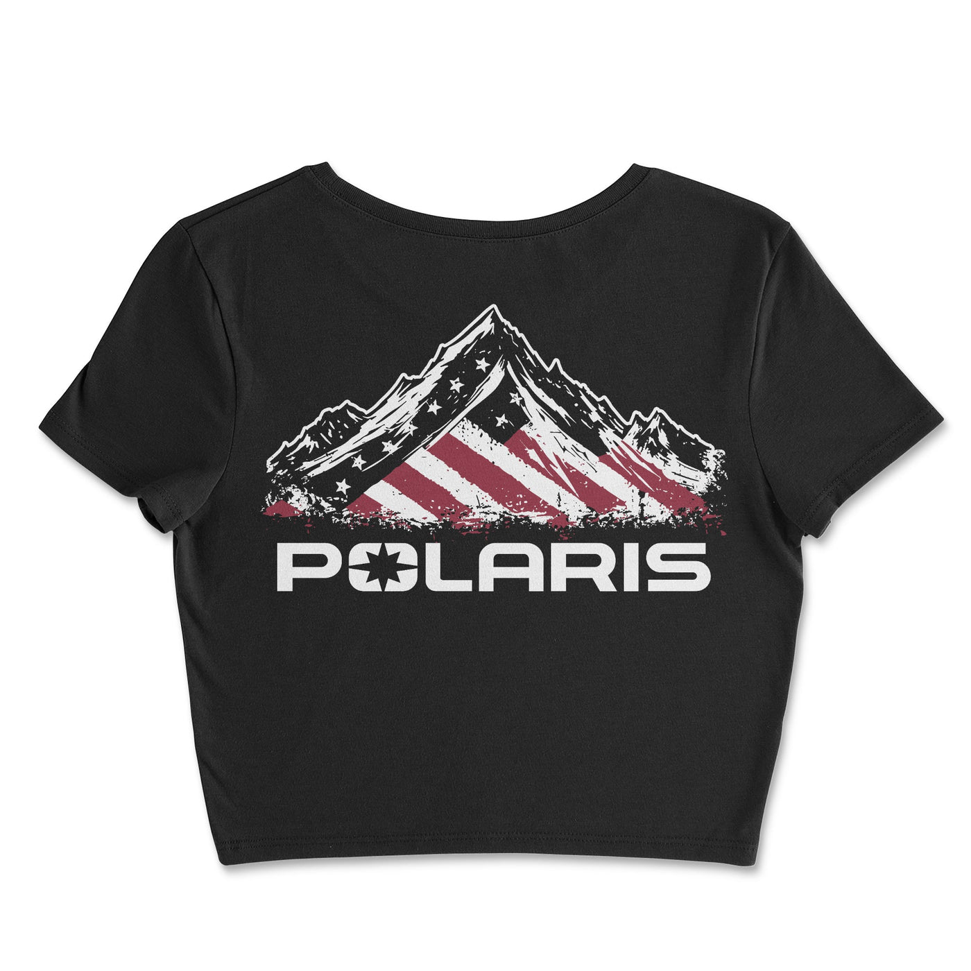 Polaris Women's Patriotic Crop Top - Goats Trail Off - Road Apparel Company