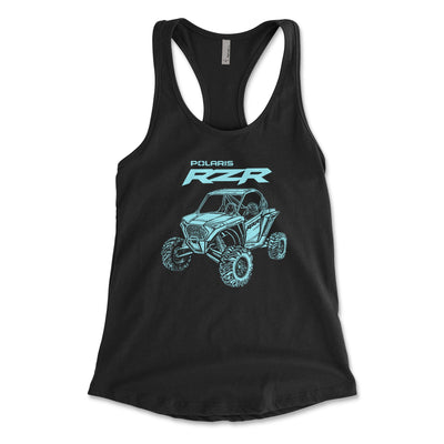 Polaris Women's RZR Racerback Tank - Goats Trail Off - Road Apparel Company