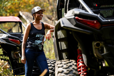 Polaris Women's RZR Racerback Tank - Goats Trail Off - Road Apparel Company