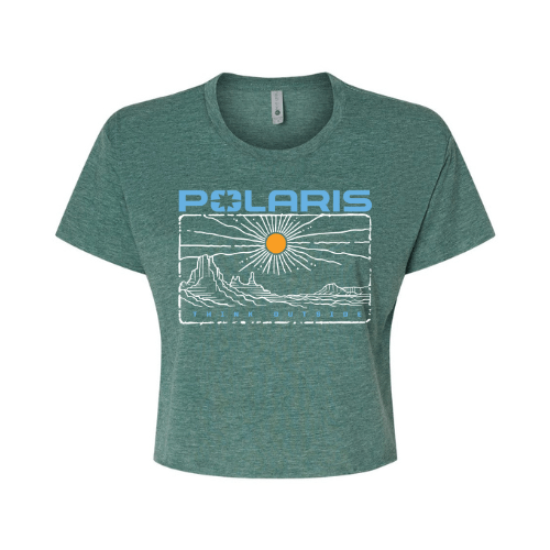 Polaris Women's Think Outside Crop Top - Goats Trail Off - Road Apparel Company