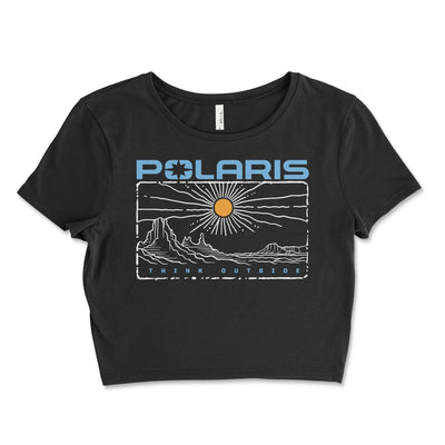 Polaris Women's Think Outside Crop Top - Goats Trail Off - Road Apparel Company