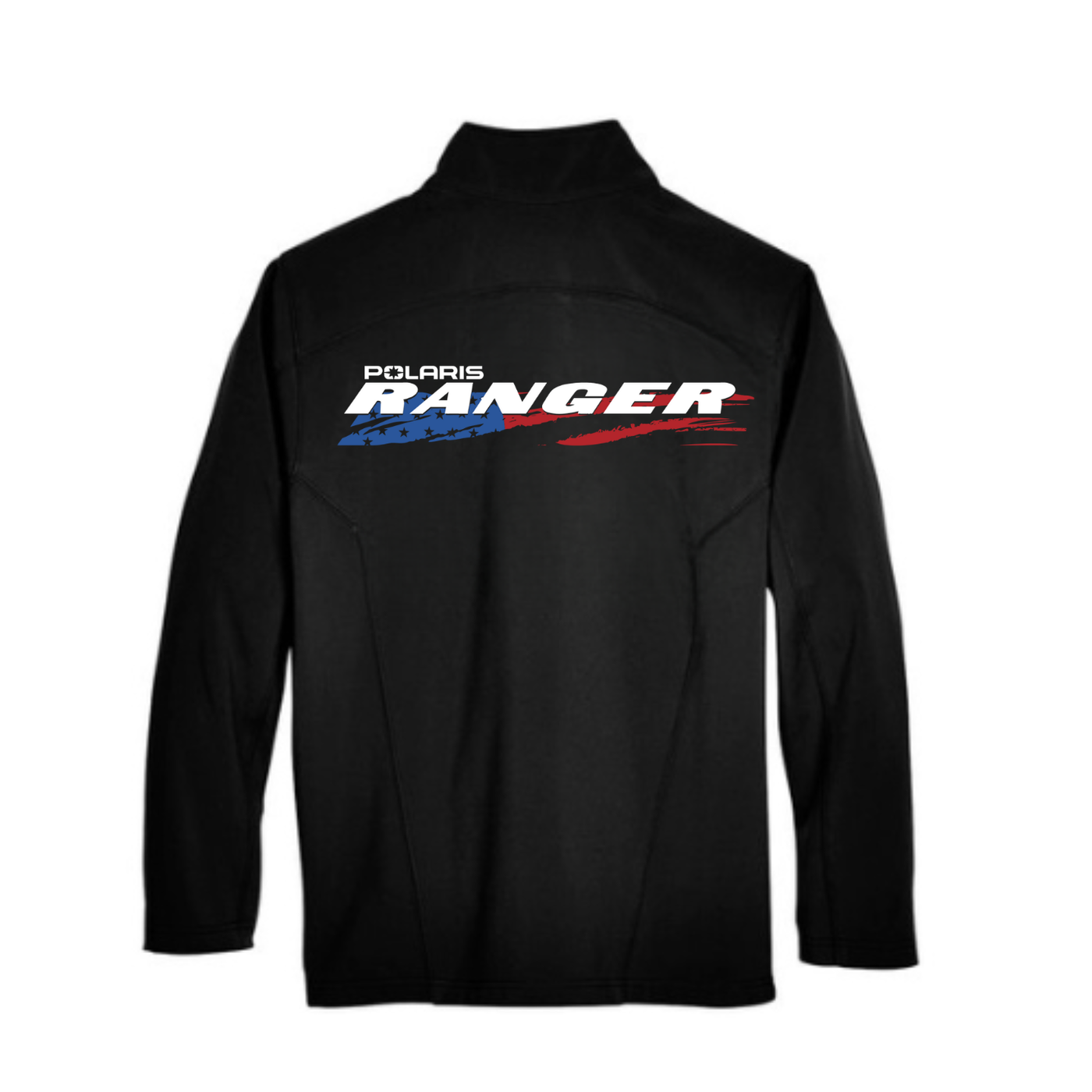 Black long-sleeve shirt with Polaris Ranger logo on a white background