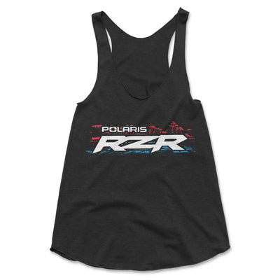 Black tank top with Polaris RZR logo on a white background