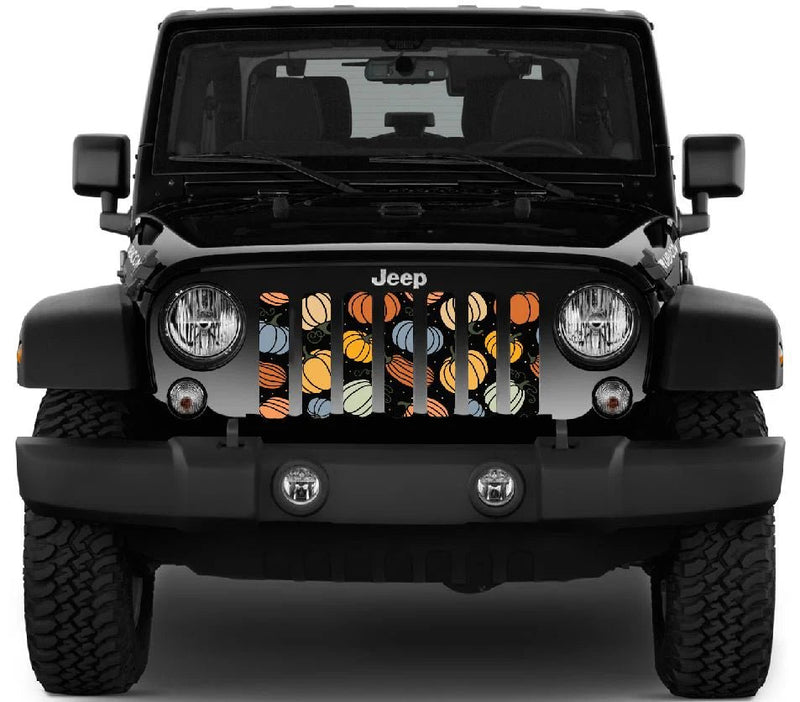 Pumpkin Patch Jeep Grille Insert - Goats Trail
