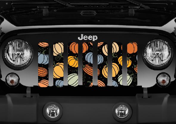 Pumpkin Patch Jeep Grille Insert - Goats Trail