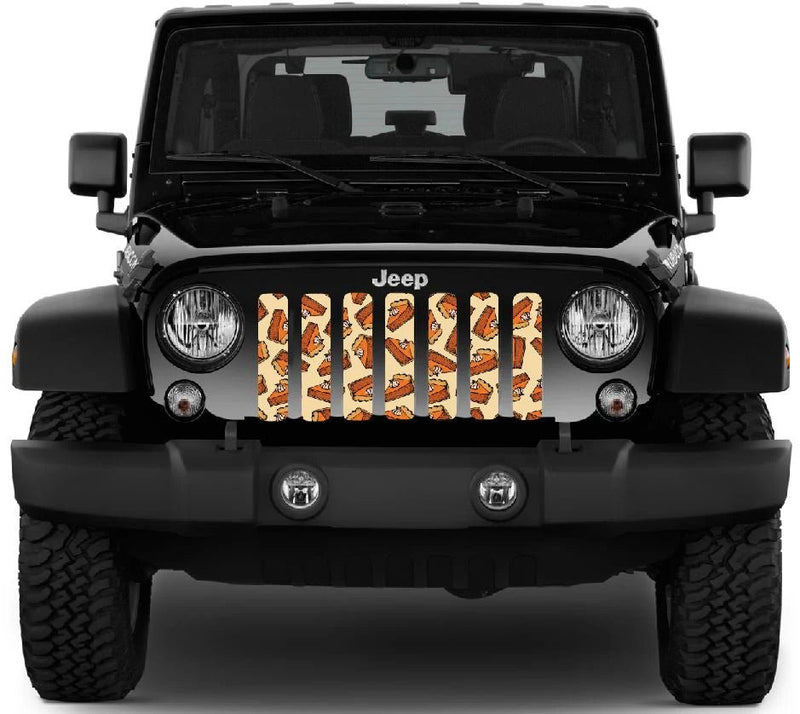 Pumpkin Pie Jeep Grille Insert - Goats Trail