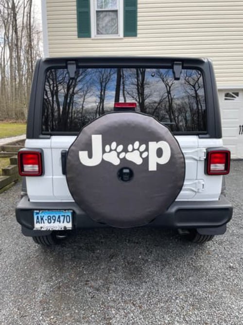 Puppy Paws Spare Tire Cover-Jeep Tire Cover - Goats Trail