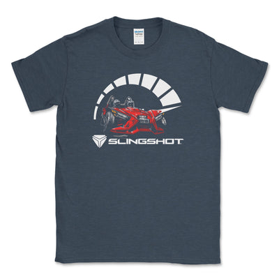 Red Slingshot™ Tee Shirt - Goats Trail Off - Road Apparel Company