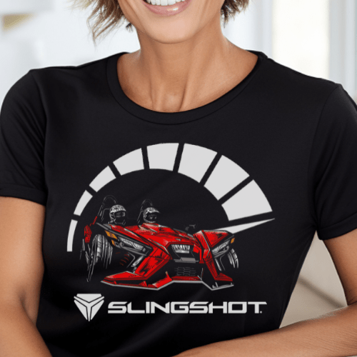 Red Slingshot™ Tee Shirt - Goats Trail Off - Road Apparel Company