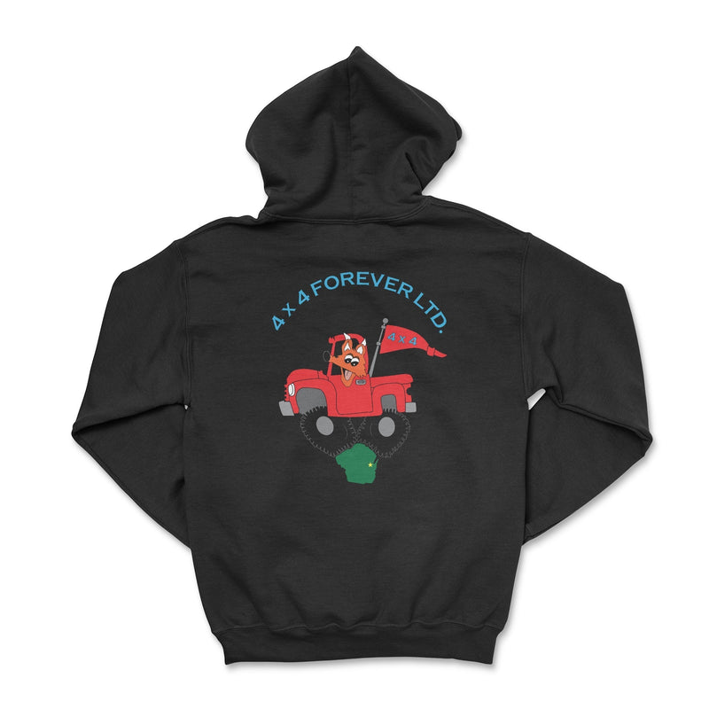 Retro 4 x 4 Forever Zip - Up Hooded Sweatshirt - Goats Trail
