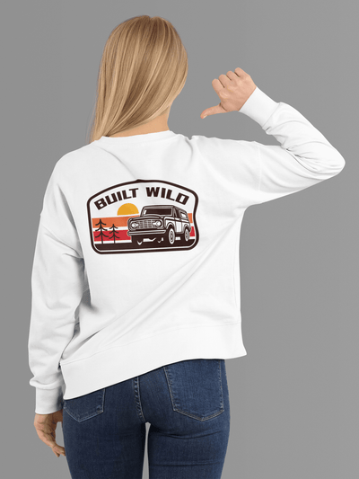 Retro Built Wild Bronco Classic Crewneck - Goats Trail Off-Road Apparel Company