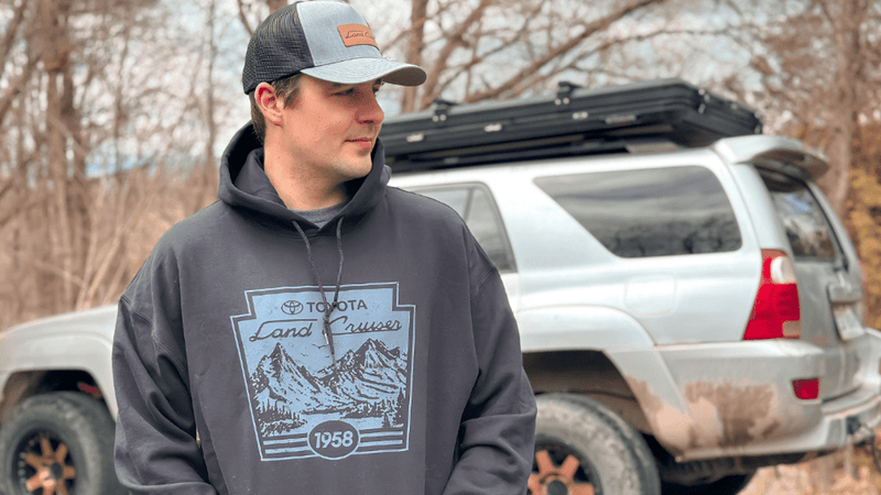 Retro Toyota Land Cruiser 1958 Hoodie - Goats Trail
