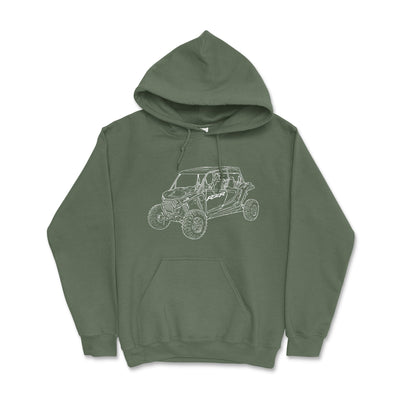 RZR Polaris Side by Side - Adventure Hoodie - Goats Trail Off - Road Apparel Company