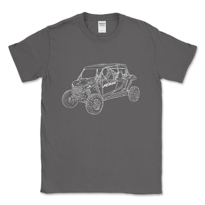 RZR Polaris Side by Side - Adventure Tee Shirt - Goats Trail Off - Road Apparel Company