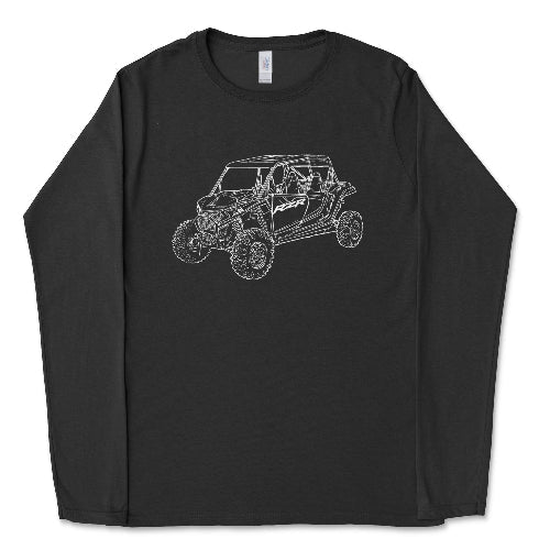 RZR Polaris Side by Side - Black Longsleeve Shirt - Goats Trail