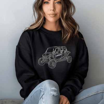 RZR Polaris Side by Side - Black Longsleeve Shirt - Goats Trail Off - Road Apparel Company