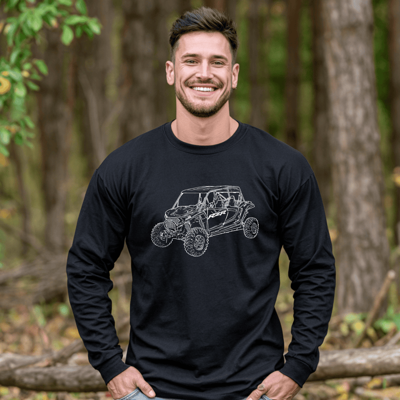 RZR Polaris Side by Side-Black Longsleeve Shirt - Goats Trail
