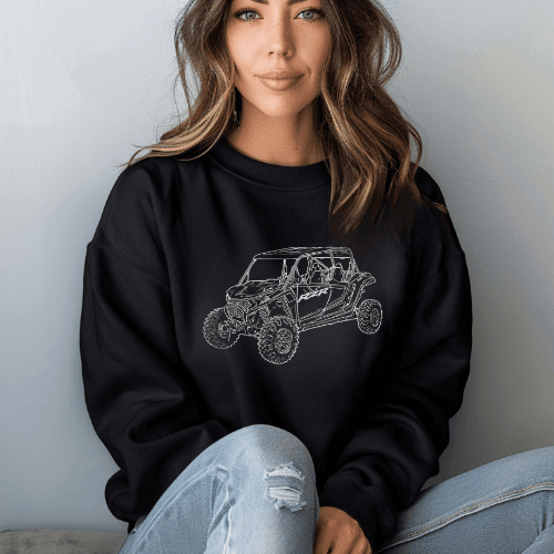RZR Polaris Side by Side - Black Longsleeve Shirt - Goats Trail
