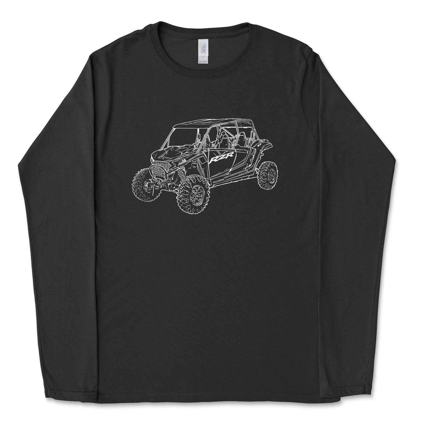 RZR Polaris Side by Side - Black Longsleeve Shirt - Goats Trail Off - Road Apparel Company